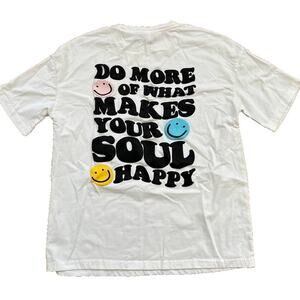 SOLY HUX Girl's Letter Graphic T Shirts Short Sleeve White Size 11/12 A000870